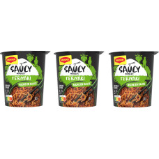 Maggi Fertiggericht Saucy Noodle Teriyaki 3 x 75 g