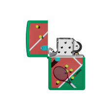 ZIPPO Tennis Design Grün