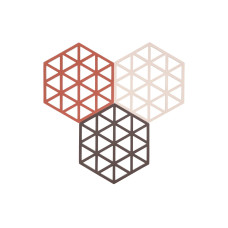 Zone Denmark Topfuntersetzer Triangles 3er Set, Zone Denmark Topfuntersetzer Triangles 3er Set,