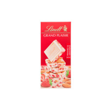 Lindt Grand Plaisir  Weiss Erdbeer & Mandel 150 g