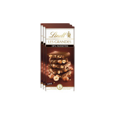 Lindt Tafelschokolade Les Grandes Dunkel Nuss 3 x 150 g Lindt Tafelschokolade Les Grandes Dunkel Nuss 3 x 150 g