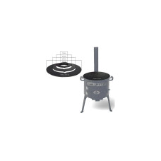 GRILLPETER Grillplatte für Utschak 40 cm, 12 L GRILLPETER Grillplatte für Utschak 40 cm, 12 L