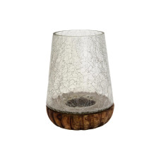 CHALET Windlicht Aflenz S 17 cm, Transparent/Braun CHALET Windlicht Aflenz S 17 cm, Transparent/Braun