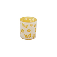CHALET Windlicht Butterfly 10 cm, Gelb CHALET Windlicht Butterfly 10 cm, Gelb