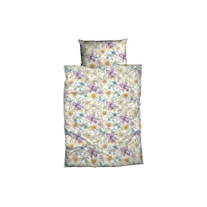 Nobilium Duvetbezug Erna 65 x 100 cm, Vanille/Blume