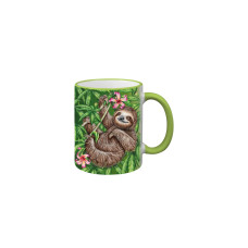 creanorm Tasse Wild Faultier 330 ml, 1 Stück, Hellgrün creanorm Tasse Wild Faultier 330 ml, 1 Stück, Hellgrün