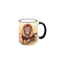 creanorm Tasse Wild Löwe 330 ml, 1 Stück, Sandbraun creanorm Tasse Wild Löwe 330 ml, 1 Stück, Sandbraun