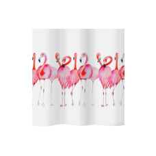 diaqua® Duschvorhang Flamingo 240 x 180 cm, Weiss/Rosa diaqua® Duschvorhang Flamingo 240 x 180 cm, Weiss/Rosa