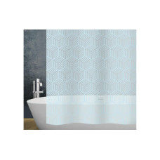 diaqua® Duschvorhang Cubic 180 x 200 cm, Hellblau diaqua® Duschvorhang Cubic 180 x 200 cm, Hellblau
