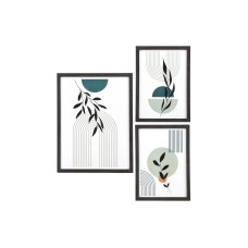 House Nordic Bilderrahmen-Set Aspen, MDF/Glas, Schwarz House Nordic Bilderrahmen-Set Aspen, MDF/Glas, Schwarz