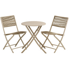 House Nordic Bistro-Set Arcas Taupe House Nordic Bistro-Set Arcas Taupe