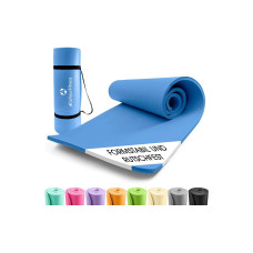 World Fitness Fitnessmatte Yamuna 183 cm x 61 cm, Blau World Fitness Fitnessmatte Yamuna 183 cm x 61 cm, Blau