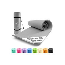 World Fitness Fitnessmatte Ashanti 190 cm x 100 cm, Grau World Fitness Fitnessmatte Ashanti 190 cm x 100 cm, Grau