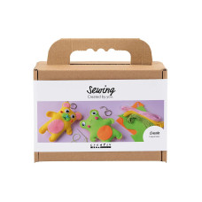 Creativ Company Mini Kreativset Nähen, Frosch und Teddy Creativ Company Mini Kreativset Nähen, Frosch und Teddy
