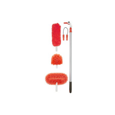 Oxo Good Grips Ausziehbarer Mikrofaser-Staubwischer mit Aufsätzen Oxo Good Grips Ausziehbarer Mikrofaser-Staubwischer mit Aufsätzen