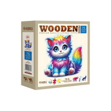Wooden City Holz-Puzzle Fantasy Kitty M 75 Teile Wooden City Holz-Puzzle Fantasy Kitty M 75 Teile