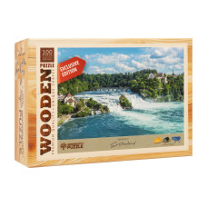 Wooden City Holz-Puzzle Rheinfall 100 Teile Wooden City Holz-Puzzle Rheinfall 100 Teile
