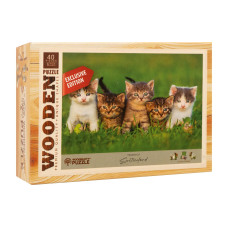 Wooden City Holz-Puzzle Kätzchen 40 Teile Wooden City Holz-Puzzle Kätzchen 40 Teile
