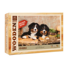 Wooden City Holz-Puzzle Welpen 40 Teile Wooden City Holz-Puzzle Welpen 40 Teile