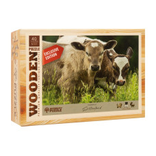 Wooden City Holz-Puzzle Kälber 40 Teile Wooden City Holz-Puzzle Kälber 40 Teile