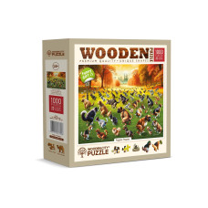 Wooden City Holz-Puzzle Puppies Poopies XL 1000 Teile Wooden City Holz-Puzzle Puppies Poopies XL 1000 Teile
