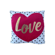 Dameco Kissen mit Schriftzug «Love» 30 x 30 cm Dameco Kissen mit Schriftzug «Love» 30 x 30 cm
