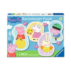 Ravensburger Kinderpuzzle 4x Peppa Pig, 10-16 Teile Ravensburger Kinderpuzzle 4x Peppa Pig, 10-16 Teile