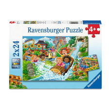 Ravensburger Puzzlespiel 2 x 24 Vergnügungspark Ravensburger Puzzlespiel 2 x 24 Vergnügungspark