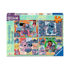 Ravensburger Puzzle Disney Stitch 4 x 100 Teile Ravensburger Puzzle Disney Stitch 4 x 100 Teile