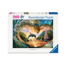 Ravensburger Puzzle Sprung in den Sonnenuntergang 1000 Teile 70 x 50 cm