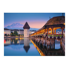 Ravensburger Puzzle Luzern Kapellbrücke 1000 Teile 70 x 50 cm Ravensburger Puzzle Luzern Kapellbrücke 1000 Teile 70 x 50 cm