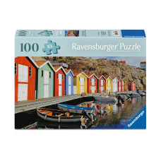 Ravensburger Puzzle Bunte Häuser in Schweden 100 XL-Teile