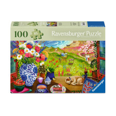 Ravensburger Puzzle Blick aus dem Fenster 100 Teile