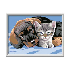 Ravensburger Malen nach Zahlen Zwei Freunde Ravensburger Malen nach Zahlen Zwei Freunde