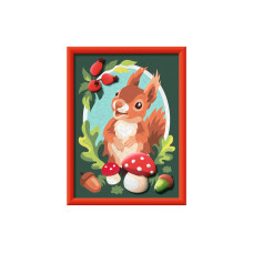 Ravensburger Malen nach Zahlen Eichhörnchen mit 14 Acrylfarben Ravensburger Malen nach Zahlen Eichhörnchen mit 14 Acrylfarben