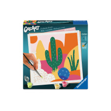 Ravensburger Malen nach Zahlen CreArt Bunte Kakteen 20.00 x 20.00 cm Ravensburger Malen nach Zahlen CreArt Bunte Kakteen 20.00 x 20.00 cm