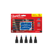 Sharpie Filzstift Acryl Fine Tip 5er-Set Sharpie Filzstift Acryl Fine Tip 5er-Set