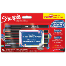 Sharpie Filzstift Acryl Earth Tones Fine Tip 5er-Set Sharpie Filzstift Acryl Earth Tones Fine Tip 5er-Set