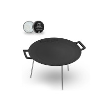 Gusskoenig Runde eingebrannte Grillplatte 42 cm Gusskoenig Runde eingebrannte Grillplatte 42 cm