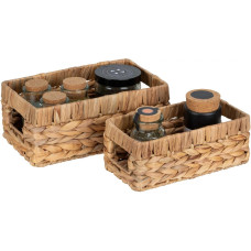 Wenko Aufbewahrungskorb Cynthia, 2er-Set Nature Wenko Aufbewahrungskorb Cynthia, 2er-Set Nature