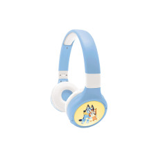 Lexibook Kinderkopfhörer Bluey 2-in-1 Bluetooth und Kabel Blau
