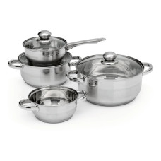 BRATmaxx Pfannen-Set Kochtopfset 7-teilig, 17.2 cm/21.4 cm/25.4 cm BRATmaxx Pfannen-Set Kochtopfset 7-teilig, 17.2 cm/21.4 cm/25.4 cm