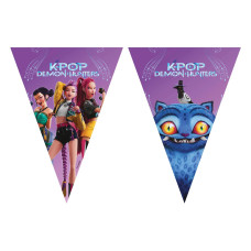 We fiesta Party Girlande Flaggen K-Pop Demon 1.8 m, Mehrfarbig We fiesta Party Girlande Flaggen K-Pop Demon 1.8 m, Mehrfarbig