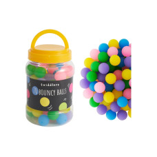 Twiddlers Gummiball Neon 70 Stück 70 Stück Kunststoff Mehrfarbig Twiddlers Gummiball Neon 70 Stück 70 Stück Kunststoff Mehrfarbig