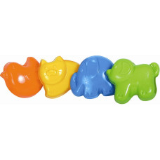 Gowi Sandformen Tiere 4 Stk. im Netz ca. 15 cm