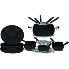 Nouvel Fleischfondue-Set Fiona 27 Teile, Schwarz Nouvel Fleischfondue-Set Fiona 27 Teile, Schwarz