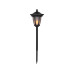Star Trading Gartenlicht Solar Flame, Schwarz