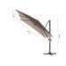 COCON Sonnenschirm TR-031, 300 x 300 cm, hängend, Taupe