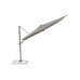 Suncomfort by Glatz Sonnenschirm Varioflex Solar LED, 300 x 300 cm, Hellgrau