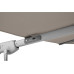 Suncomfort by Glatz Sonnenschirm Varioflex Solar LED, 300 x 300 cm, Hellgrau